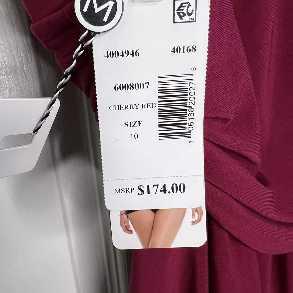 Magicsuit Maroon Size 10 Celine Convertible Swim Dress NWT - Picture 6 of 9